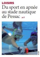 Article Bordeaux 7 - Des hockeyeurs qui se jettent  l'eau.